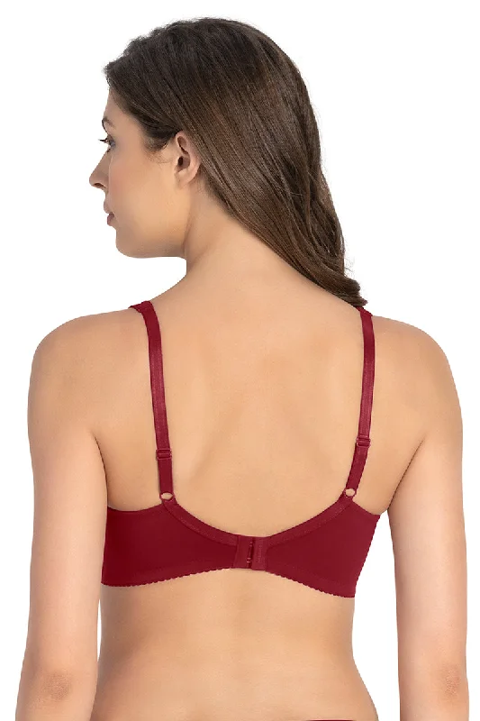 Magic Shaper Non Padded Non Wired Support Bra - Henna