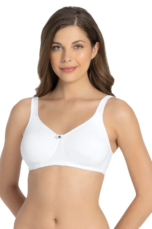 Magic Shaper Non Padded Non Wired Support Bra - White