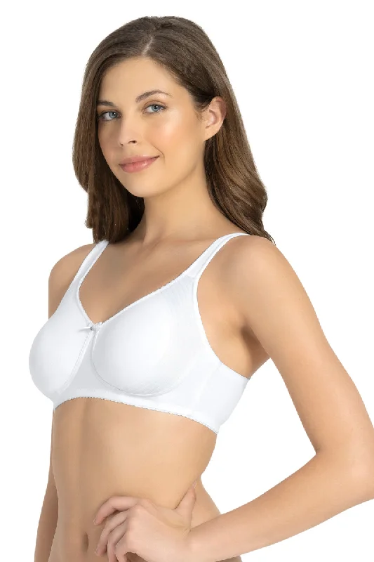 Magic Shaper Non Padded Non Wired Support Bra - White