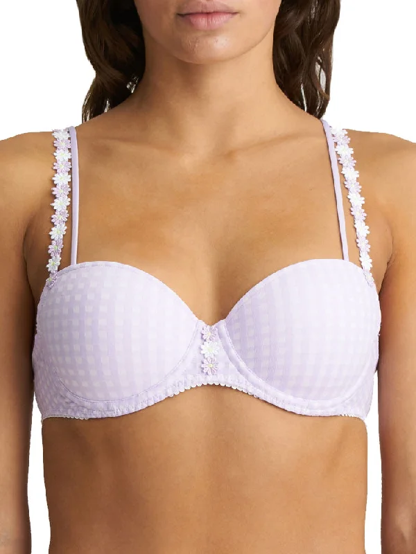 Avero Padded Balcony Bra - Tiny Iris