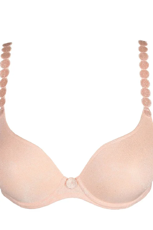 Tom Heart Shaped Bra in Crystal Pink