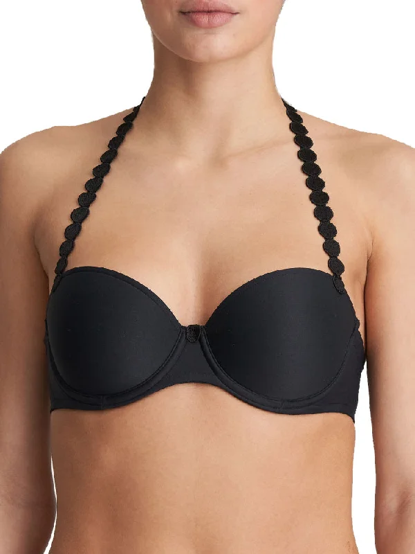 Tom Padded Balcony Bra - Charcoal