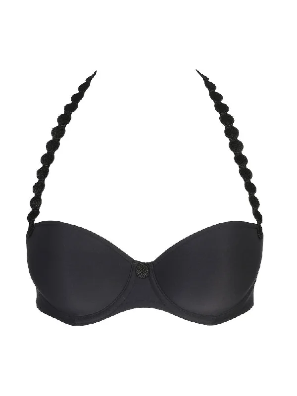 Tom Padded Balcony Bra - Charcoal