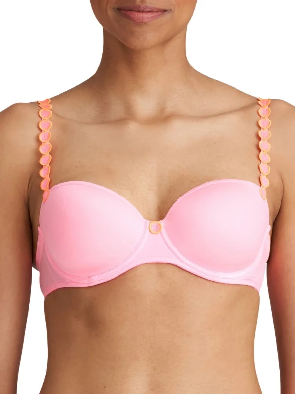 Tom Padded Balcony Bra - Happy Pink