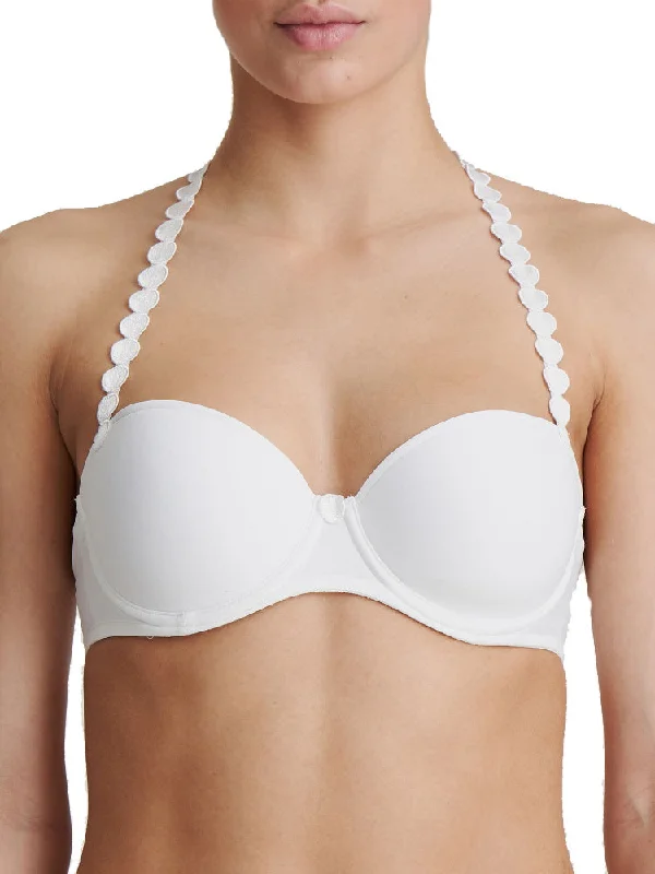 Tom Padded Balcony Bra - White