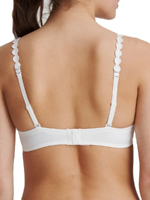 Tom Padded Balcony Bra - White