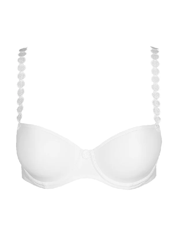 Tom Padded Balcony Bra - White