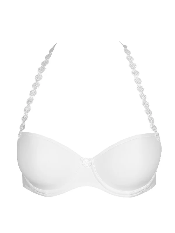 Tom Padded Balcony Bra - White