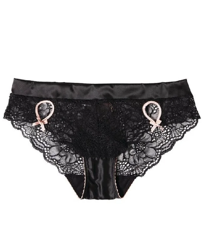 Me. by Bendon Zoe Midi Brief - Jet/Cameo Rose