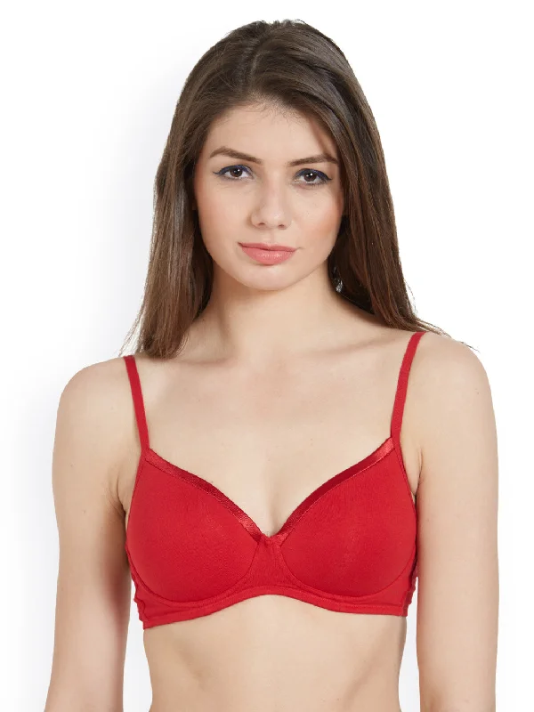 Medium Coverage Padded Non Wired T-shirt Bra-CB-104