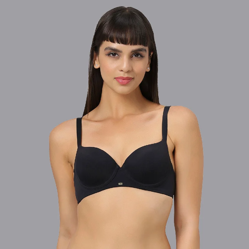 Medium Coverage Padded Wired T-shirt Bra-CB-135