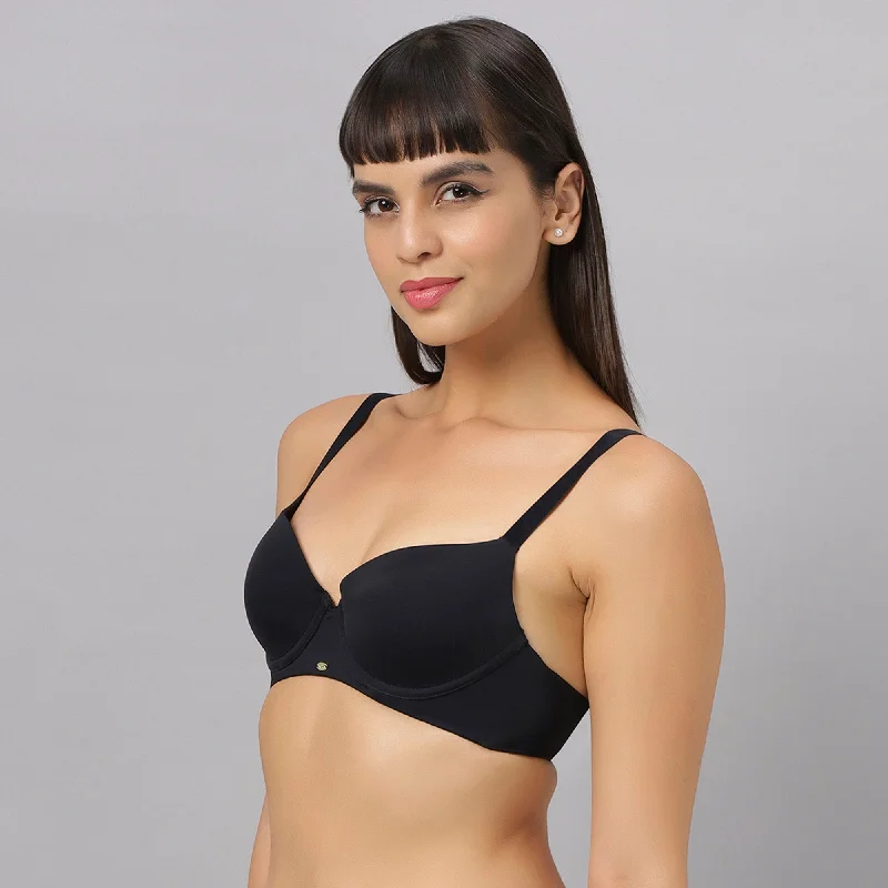 Medium Coverage Padded Wired T-shirt Bra-CB-135