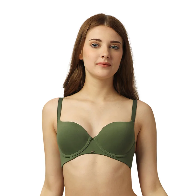 Medium Coverage Padded Wired T-shirt Bra-CB-135