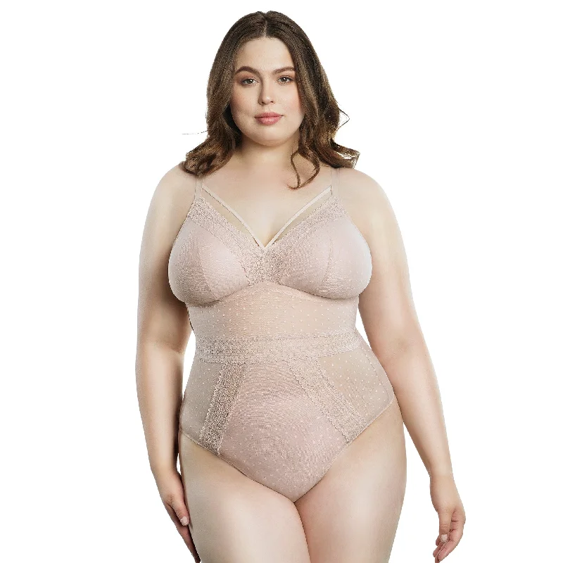 Mia Dot Bodysuit - Cameo Rose