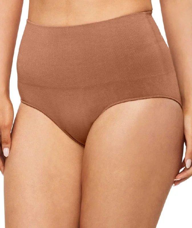 Nancy Ganz Bamboo Essentials Waisted Brief - Cocoa