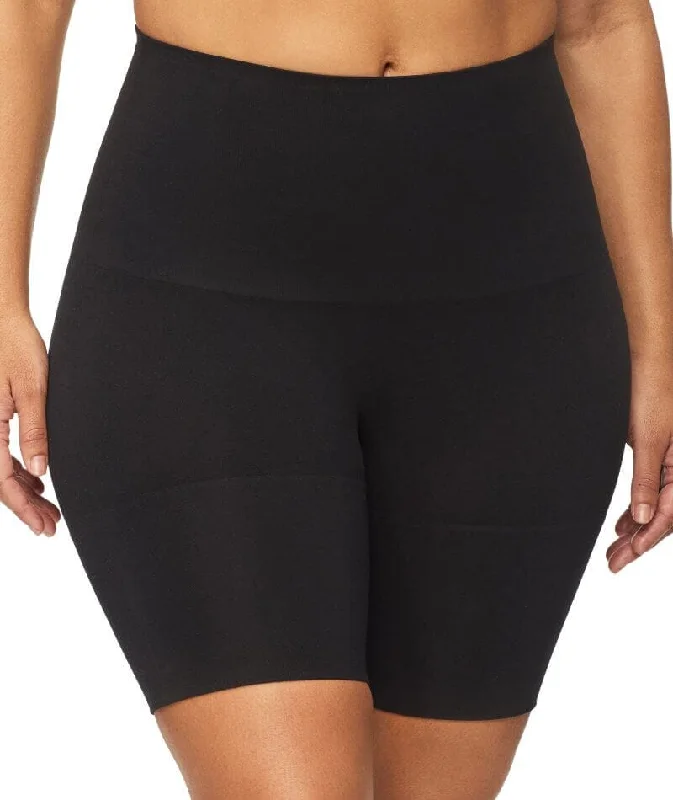 Nancy Ganz Bamboo Essentials Waisted Thigh Shaper Short - Black