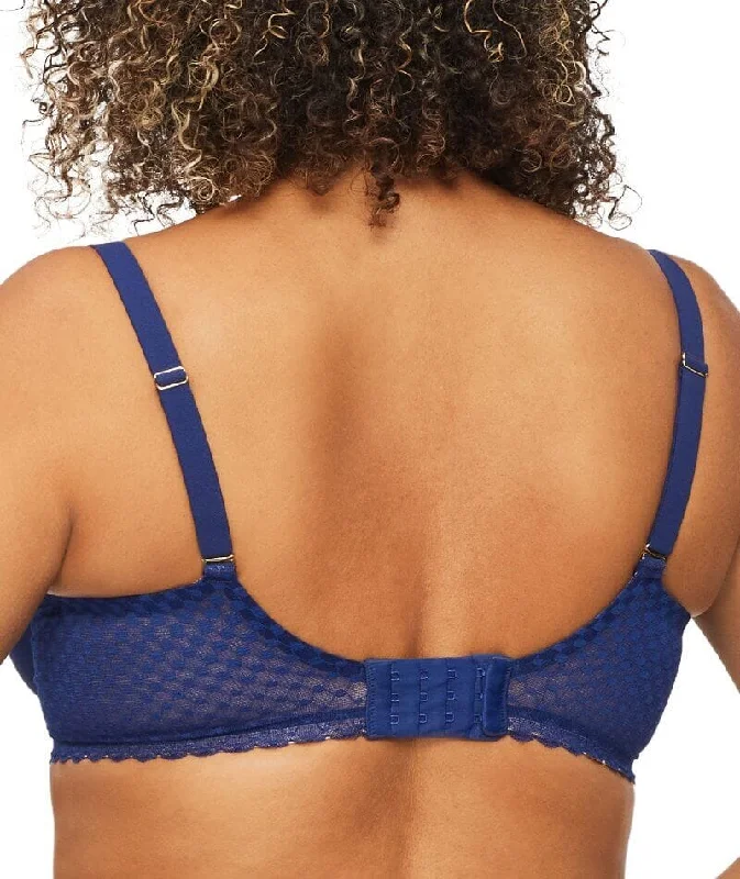 Nancy Ganz Revive Ava Lace Full Coverage Contour Bra - Blue Depths