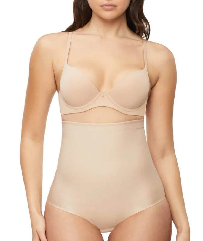 Nancy Ganz X-Factor High Waisted Brief - Warm Taupe