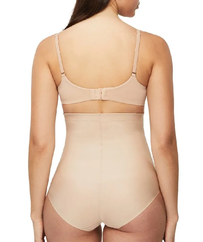 Nancy Ganz X-Factor High Waisted Brief - Warm Taupe