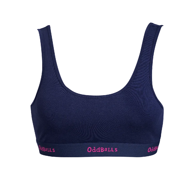 Navy and Magenta - Ladies Bralette