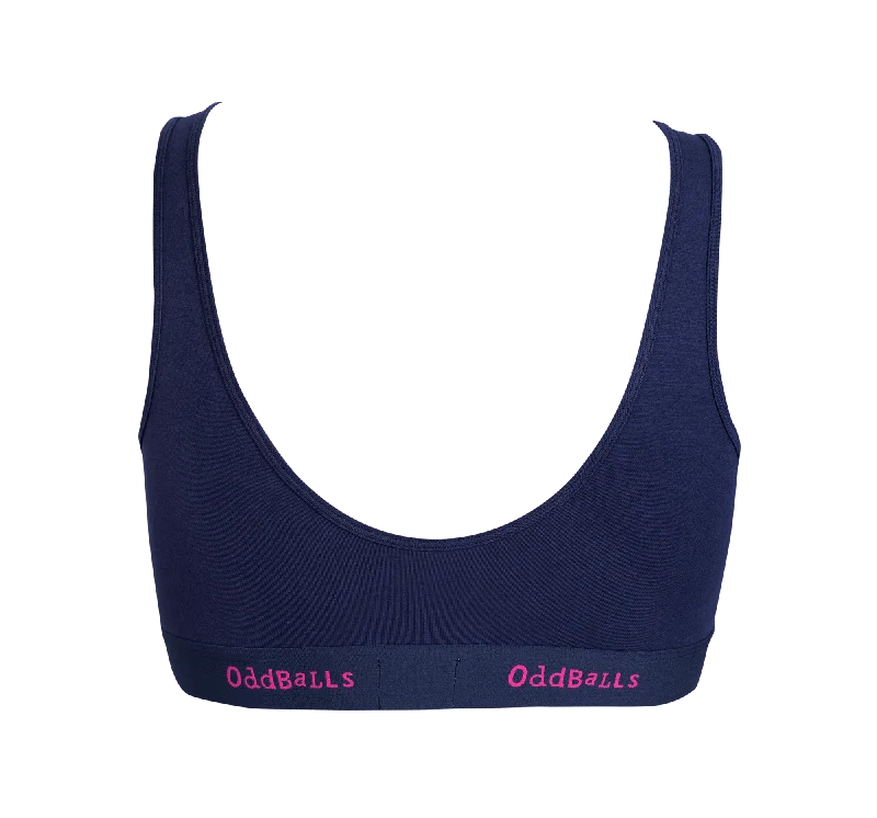 Navy and Magenta - Ladies Bralette