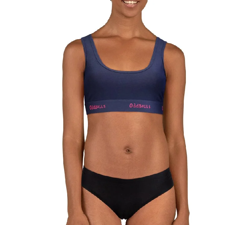 Navy and Magenta - Ladies Bralette