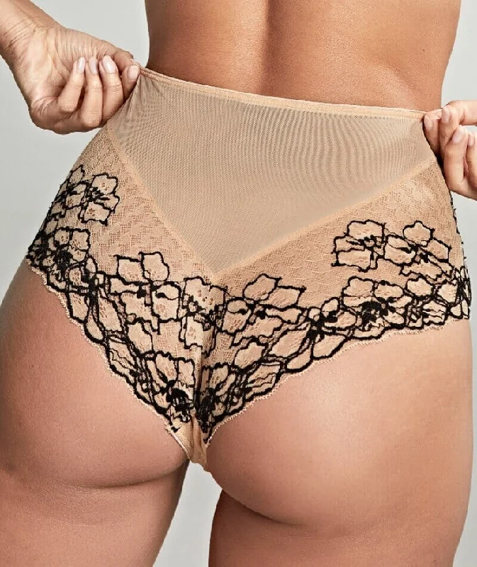 Panache Envy Deep Brief - Sand/Black