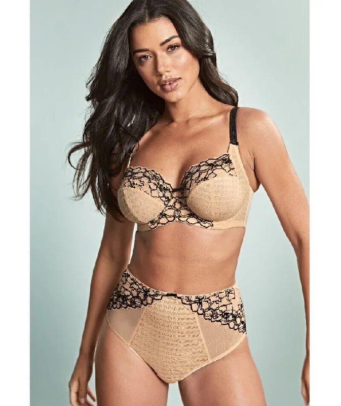 Panache Envy Deep Brief - Sand/Black