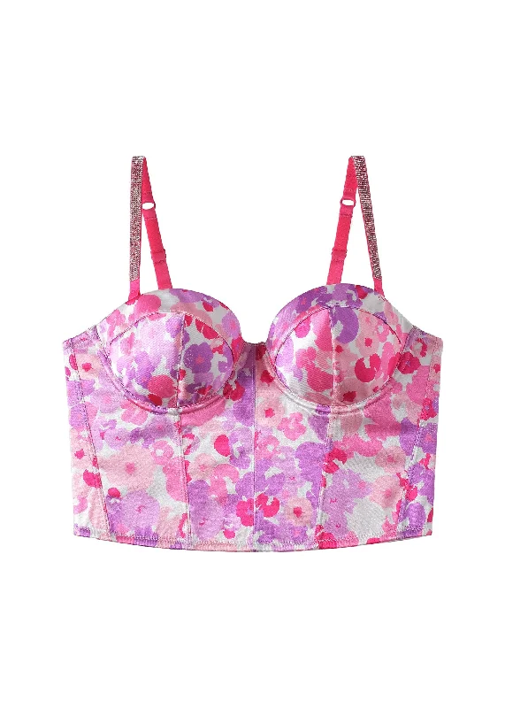 PANDORA Sexy Printed Corset Long Bra