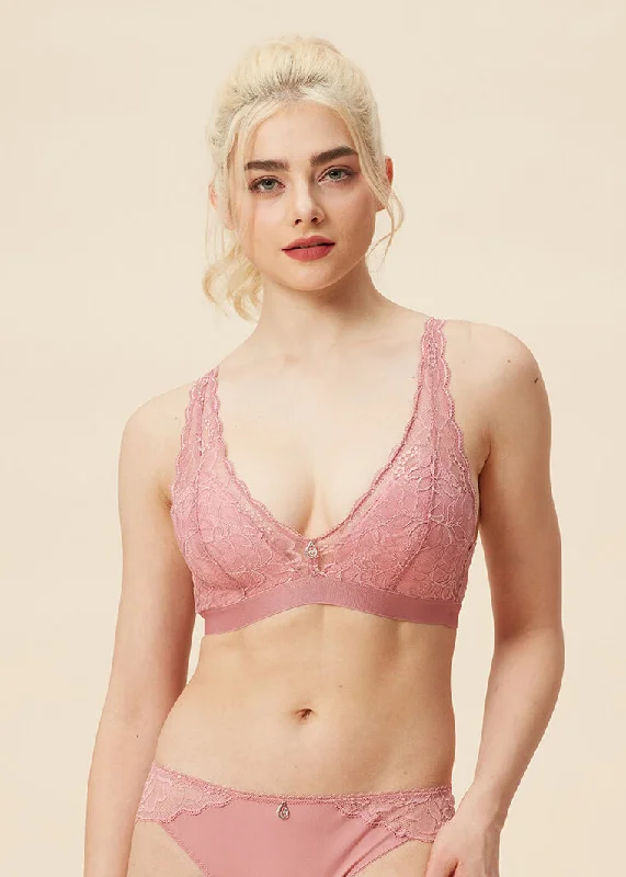 PEARL Lace Wireless Plunge Bra