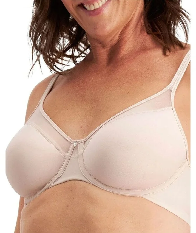 Playtex Ultralight Illusion Neckline Underwire Bra - Sandshell