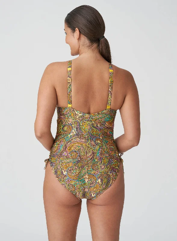 PrimaDonna Swimwear: Sakarun Plunge One Piece Sunny Paisley