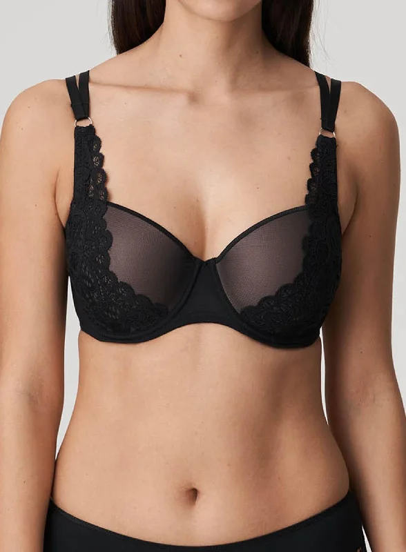 PrimaDonna Twist: First Night Padded Balcony Bra Black