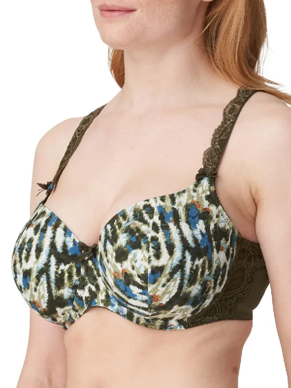 Madison Heartshape Bra - Olive Green