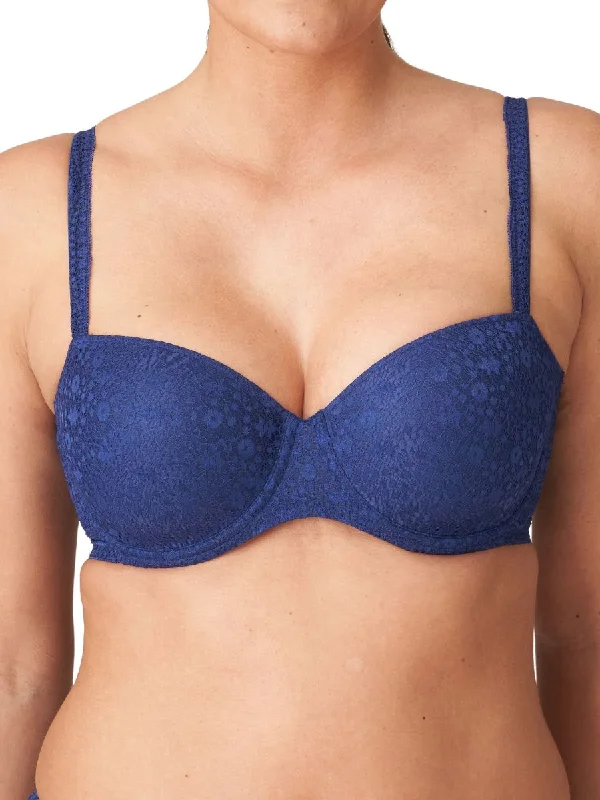 Epirus Padded Balcony Bra - Royal