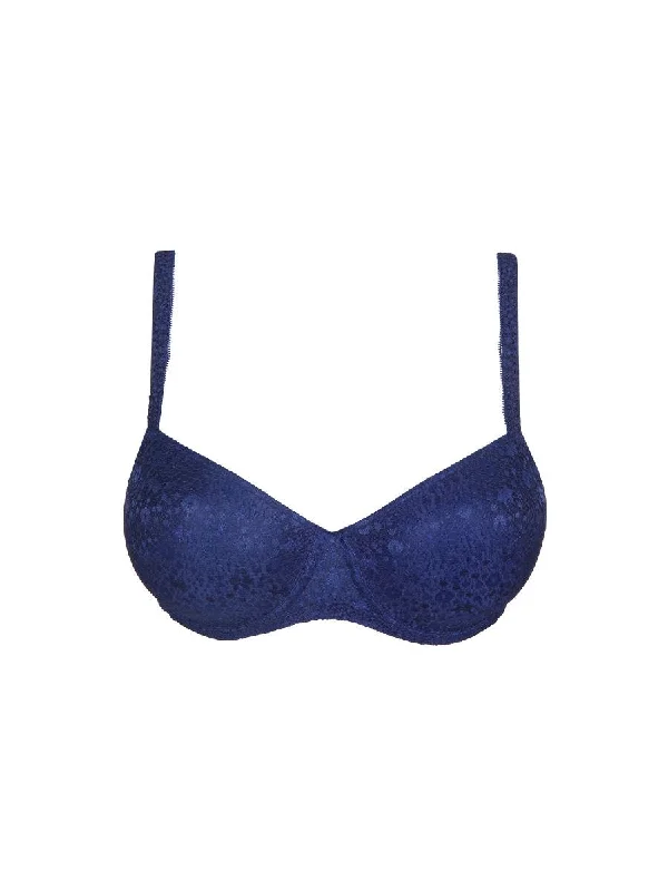 Epirus Padded Balcony Bra - Royal