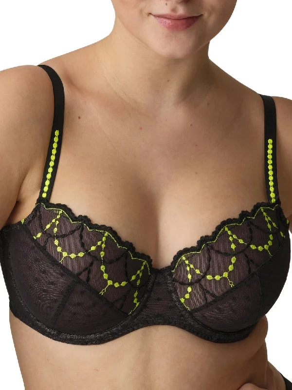 Tepito Padded Balcony Bra - Dark Glow