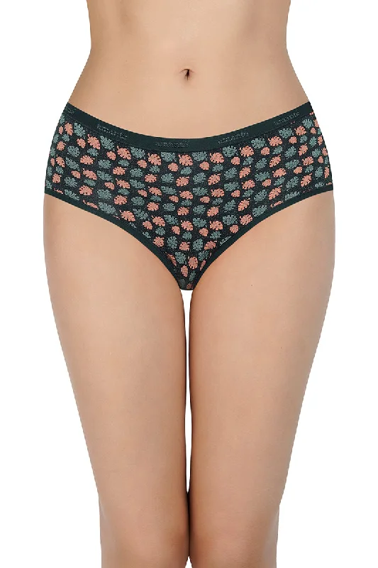 Printed Low Rise Assorted Hipster Panties (Pack of 3 Colors & Prints May Vary)