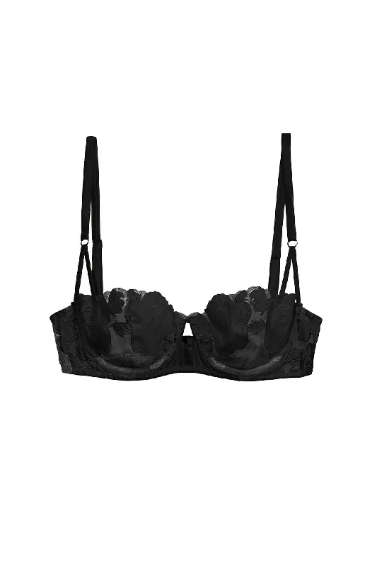 Rose Logo Balconette Bra