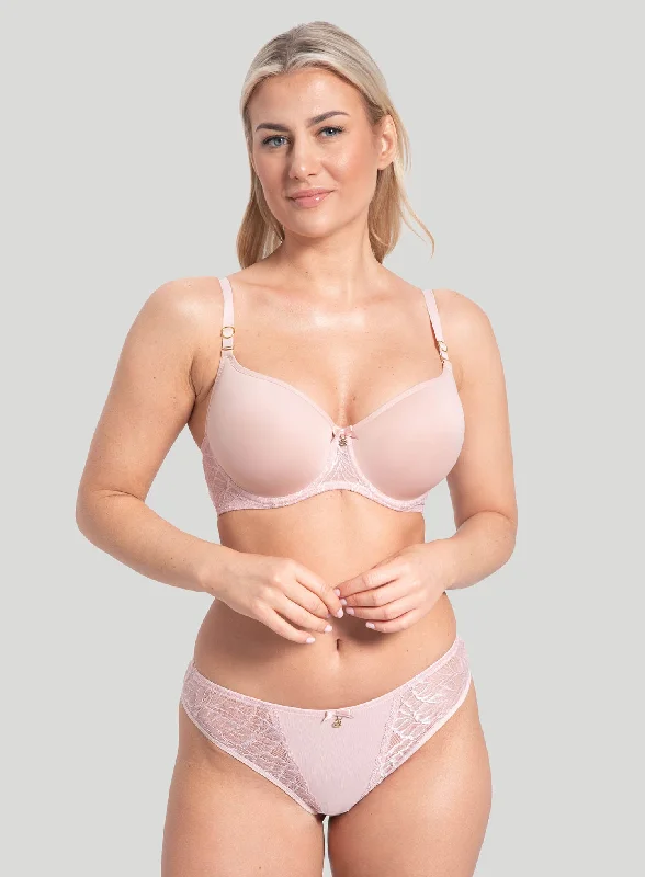 Samanta Lingerie: Amelia Thong Powder Rose