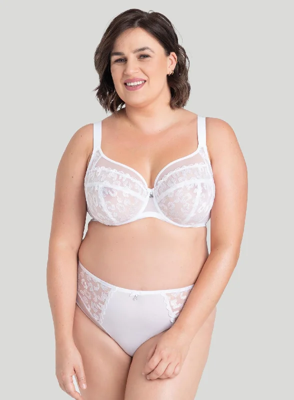 Samanta Lingerie: Zora Midi Brief White