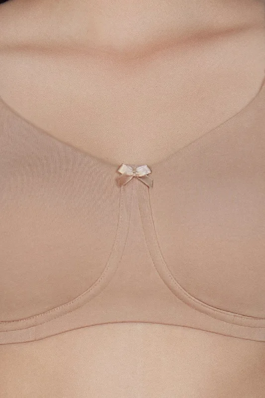 Essential Comfort Non-Padded Non-Wired Bra - Sandalwood