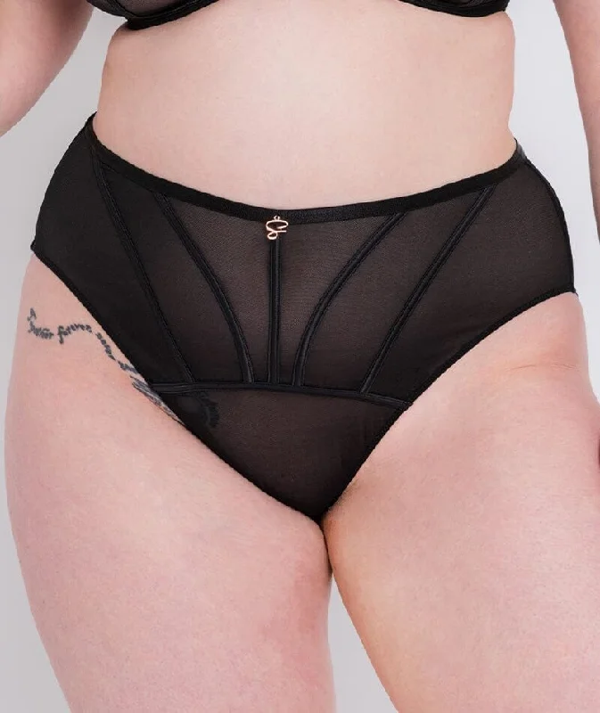 Scantilly Senses High Waist Brief - Black