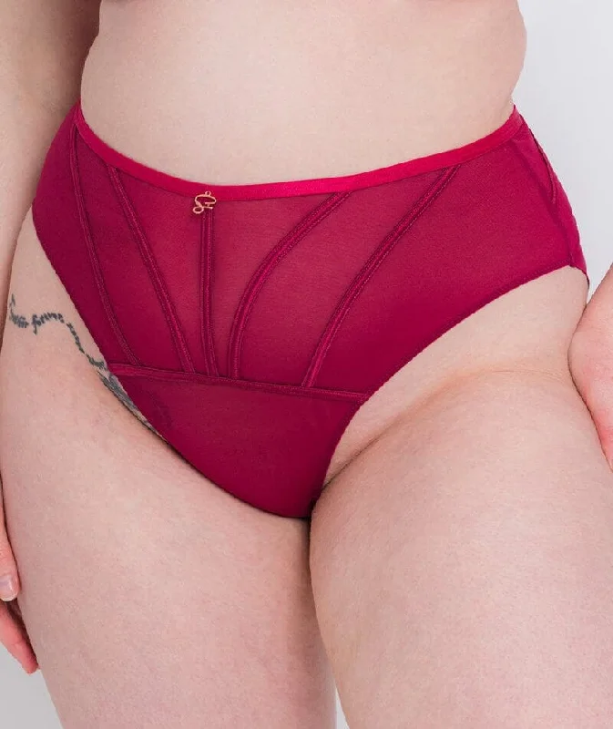 Scantilly Senses High Waist Brief - Cherry Purple