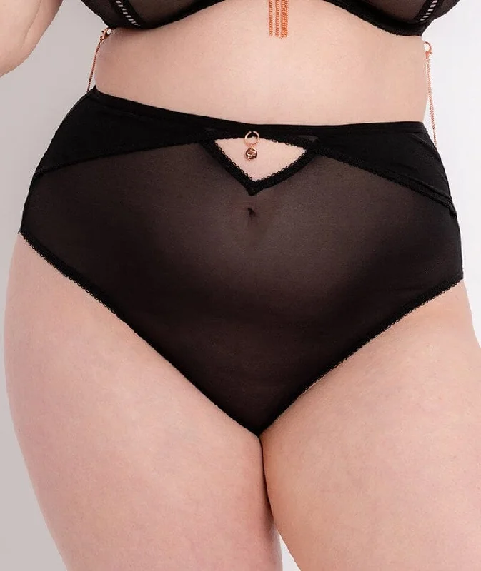 Scantilly Unchained High Waist Brief - Black