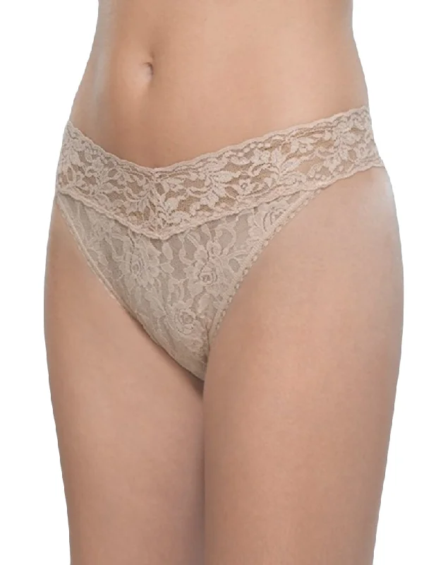 Hanky Panky Stretch Signature Original Rise Lace Thong 4811