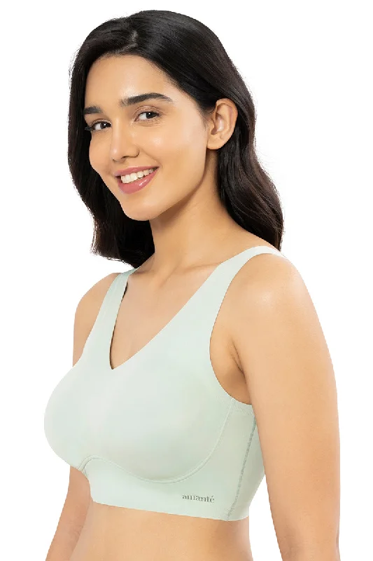 Skins Non Padded Non-Wired V-Neck Cami Bra - Seafoam