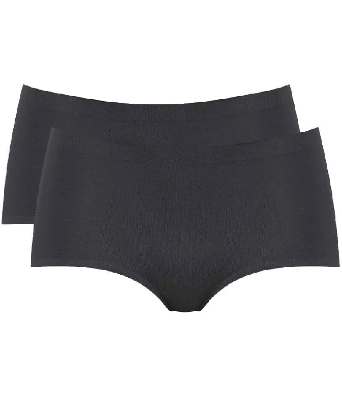 Sloggi Active Short 2 Pack - Black