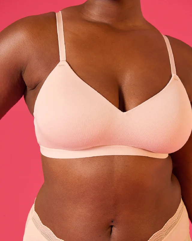 Smooth Sculpt Padded Bra - Sand