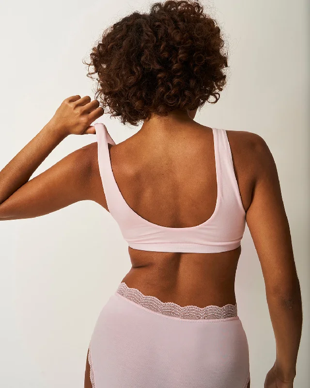 Soft Scoop Bra - Pink-a-boo